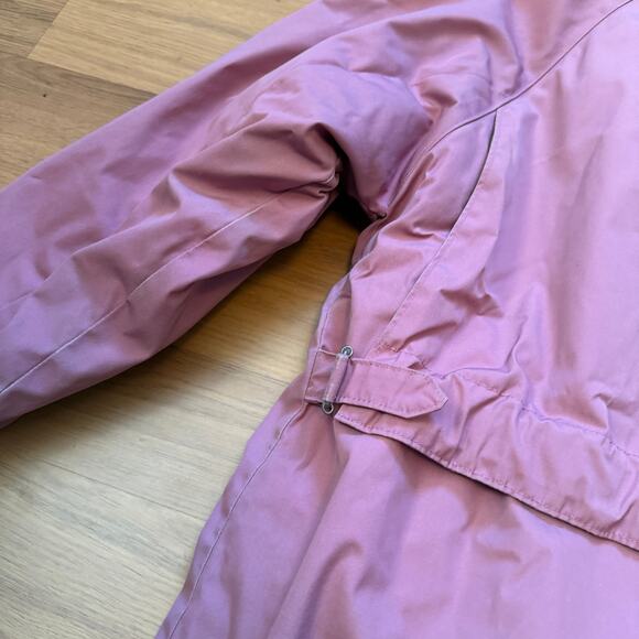 Women's Vintage 80's Woolrich Pink Flannel Lined Parka Jacket Coat Sz Medium VTG - Picture 2 of 11